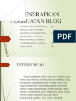 Menerapkan Pembuatan Blog