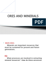 Ores and Minerals
