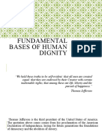 Fundamental Bases of Human Dignity