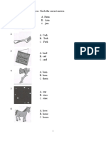 Look at The Pictures. Circle The Correct Answer. A. Farm B. Arm Jam 1