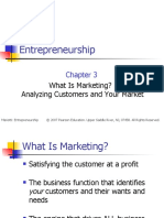 Entrepreneurship: What Is Marketing? Analyzing Customers and Your Market