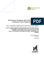 Performance Standards and Test Procedures For Continuous Water Monitoring Equipment Part 2