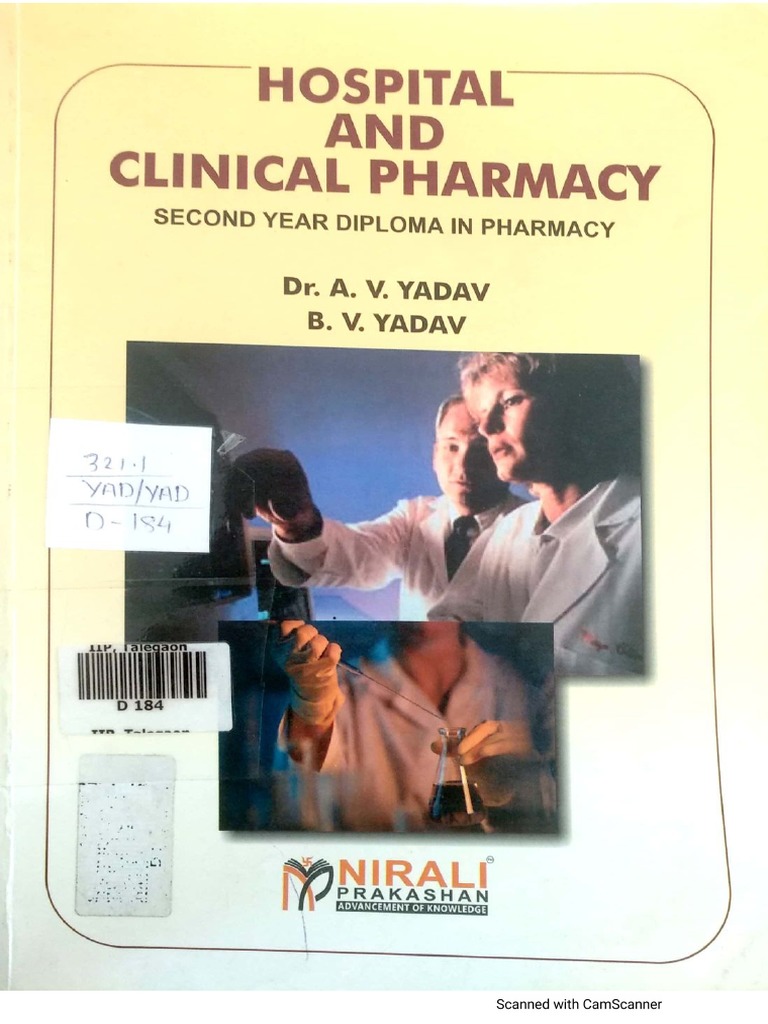 Hospital and Clinical Pharmacy | PDF