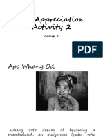 Art Appreciation Activity 2: Group 5