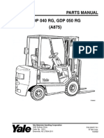 Parts Manual GDP 040 RG, GDP 050 RG (A875) : Yale Materials Handling Corporation