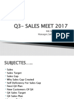 Q3 Sales Meet 2017