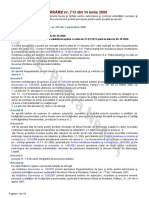 HGR 712 Din 2009 A Taxe Si Tarife CNCAN PDF