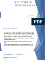 Different Types of Gas Turbine Power Plant