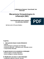 Curs - Mecanisme Fiziopatologice in Inflamatie (I Si II) 2020-2021