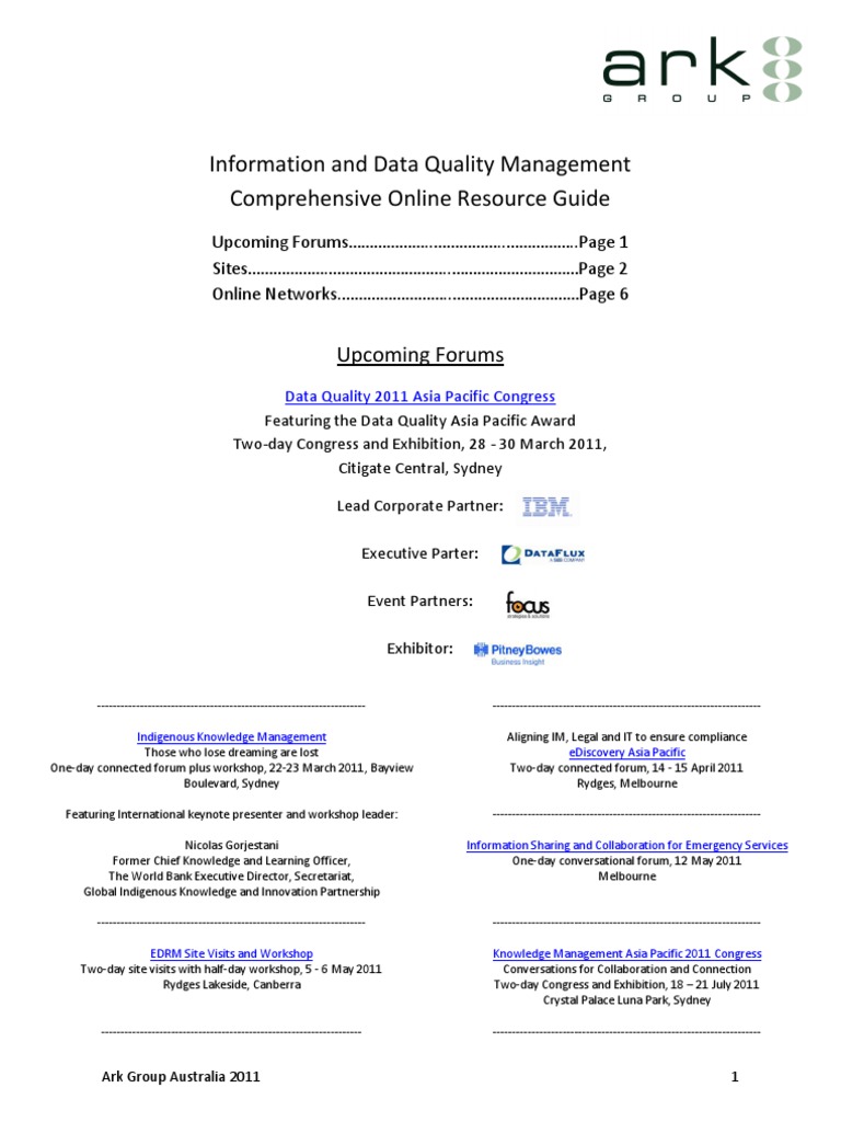 A Comprehensive Online Resource Guide For Information, Library and Data ...