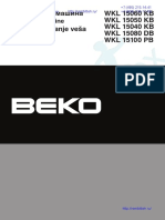 Инструкция к стиральной машине BEKO WKL 15060 KB PDF