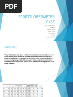 Sports Obermeyer Case: Secb - Group8 - Caseso