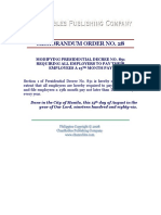 Memorandum Order No. 28 (PD 851) PDF