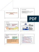 Sampling, Sampling Distributions and Estimation