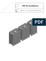 VRF Air-Conditioner: Installation, Operation and Maintenance Manual