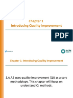 SAFE 1 - Introducing Quality Improvement - A Presentation