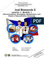 Quantitative Research Characteristics