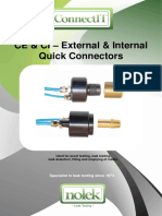 CE & CI - External & Internal Quick Connectors: Specialist in Leak Testing Since 1973