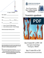 Brochure Convegno Psicomotricità e Apprendimento PDF