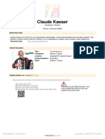 Claude Kaeser: About The Artist