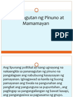 Pananagutan NG Pinuno at Mamamayan