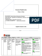 Planificación Clase A Clase Matemática Financiera Real