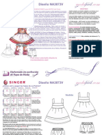 Instrucciones de Costura Vestido para Bebitas NA3073v