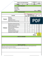 Formato Evaluación de Desempeño