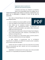 Recomendaciones Carta Empresa PDF