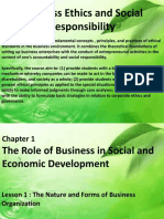 Business Ethics and Social Responsibility