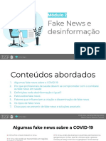 Módulo 2 - Fake News e Desinformação PDF