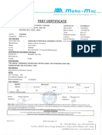 Calibration Certificate of Barcol Sample