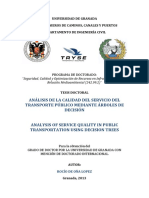 Analisis de Calidad Del Transporte Publico Mediante Arbol de Decision