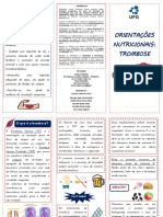 Dicas nutricionais para prevenção da trombose venosa