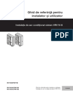RXYSQ8-10-12TMY1B - Installer and Reference Guide - 4PRO404225-1 - Installation Manuals - Romanian