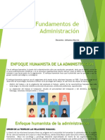 Fundamentos de la administración desde un enfoque humanista