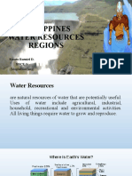 Philippines Water Resources Regions: Escoto Raeniel D. Bsce-V