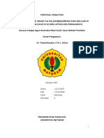 Proposal Dasar Metodologi Penelitian