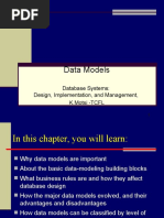 Data Models: Database Systems: Design, Implementation, and Management, K.Motsi - TCFL