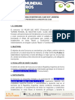 Bases de Concurso Lo Mejor Que Viste PDF