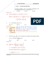 Electronics and Communications Engg GATE-2012 Detailed Solutions PDF