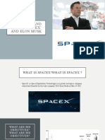 Elon Musk and Spacexspacex and Elon Musk