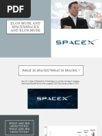 Elon Musk and Spacexspacex and Elon Musk