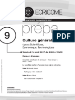 Prepa 2017 Culture Generale