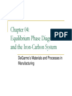 Chapter 04 - Equilibrium Phase Diagrams and The Iron-Carbon System
