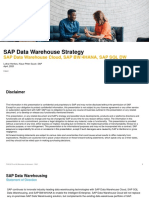 SAP Data Warehouse Cloud, SAP BW/4HANA, SAP SQL DW