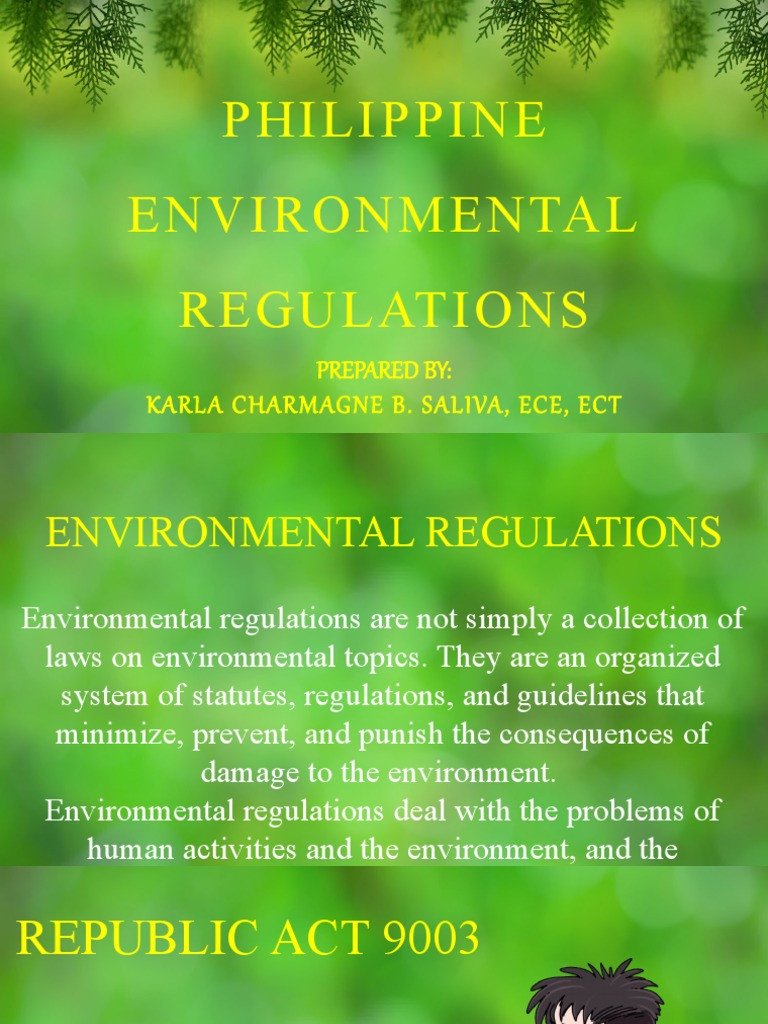 Philippine Environmental Regulations Overview | PDF | Golf Course ...