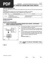 DTC B1186/58 Open in P Squib (2Nd Step) Circuit