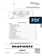 Marantz SR 5004 Service Manual PDF