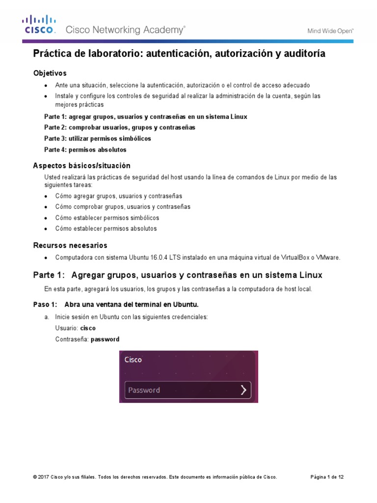 Laboratorio de Autenticación y Autorización | PDF | Contraseña ...